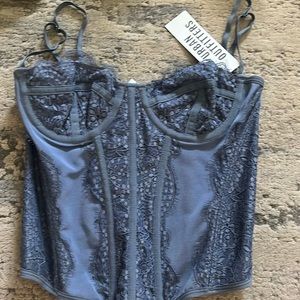 Urban outfitters blue corset